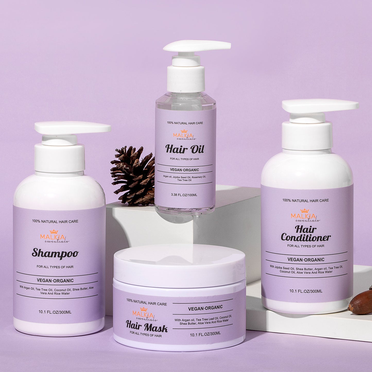 Rice Water Elixir Collection, Vegan Hair Care Bundle