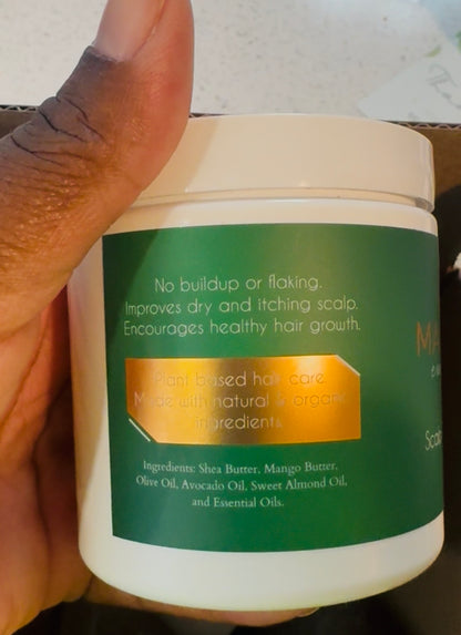 Malkia Essentials Hydrating Scalp Treatment - Itchy & Dry Scalp Relief | (8oz)